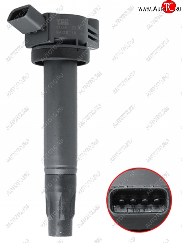 3 399 р. Катушка зажигания TOYOTA KLUGERHIGLANDER MCU2#RX300330350 MCU3# 03- 3MZ-FE YEC IGC110A  с доставкой в г. Майкоп