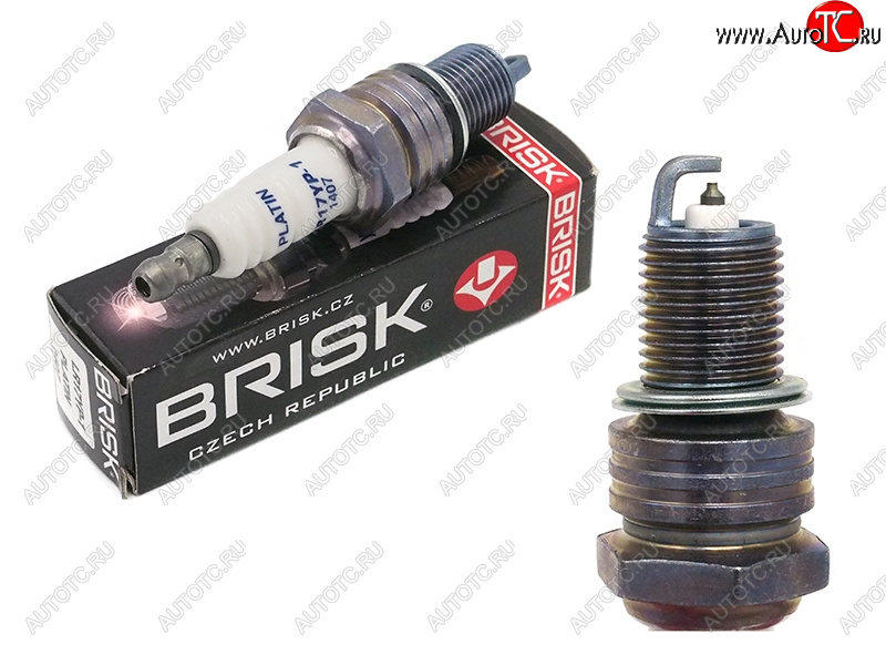 529 р. Свеча зажигания TOYOTA LITEACEDYNA 88- 2Y3Y4Y1RZ5MGEU4KE BRISK LR17YP-1  с доставкой в г. Майкоп