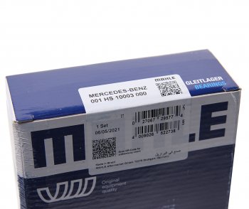 7 999 р. Вкладыши MAN дв.D2538M коренные STD комплект (10шт.) MAHLE MAHLE 001hs10003000  с доставкой в г. Майкоп. Увеличить фотографию 2