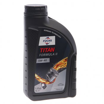 1 649 р. Масло моторное TITAN Formula II 5W40 синт.1л FUCHS FUCHS 0059941007  с доставкой в г. Майкоп. Увеличить фотографию 1