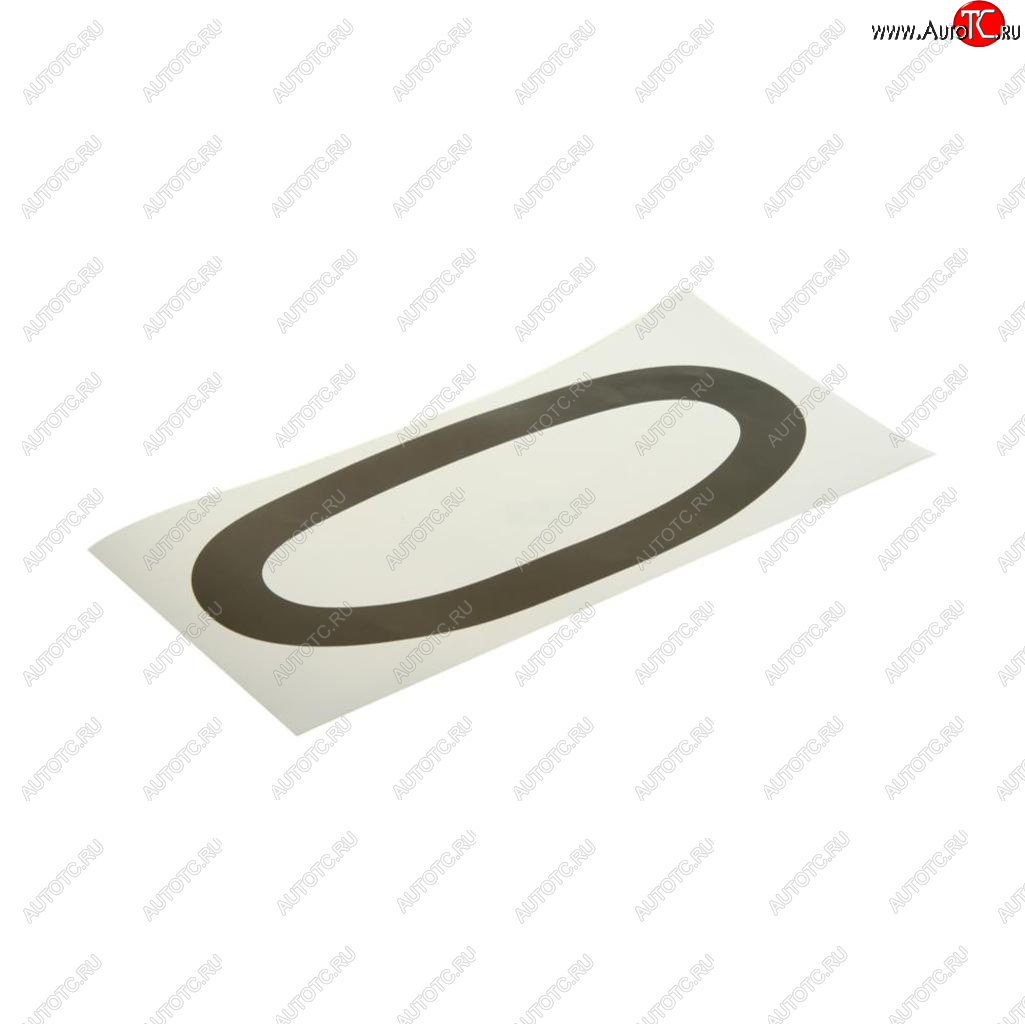 58 р. Наклейка-знак виниловая на дублирующие номера 0 33х17см AUTOSTICKERS AUTOSTICKERS 006970  с доставкой в г. Майкоп
