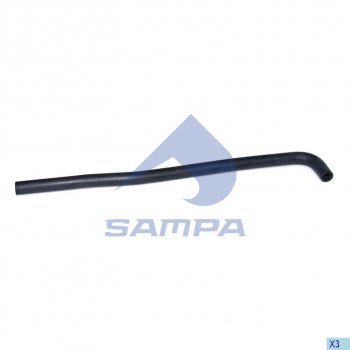 479 р. Шланг КАМАЗ-5490 MERCEDES радиатора SAMPA SAMPA 010.319  с доставкой в г. Майкоп. Увеличить фотографию 1