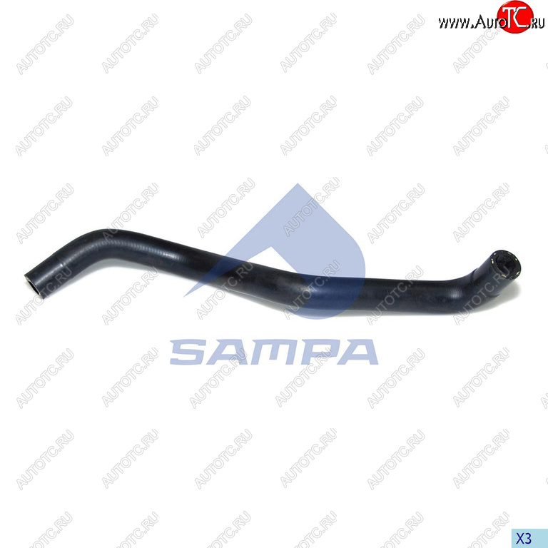 489 р. Шланг КАМАЗ-5490 MERCEDES Atego радиатора отопителя SAMPA SAMPA 010.335  с доставкой в г. Майкоп