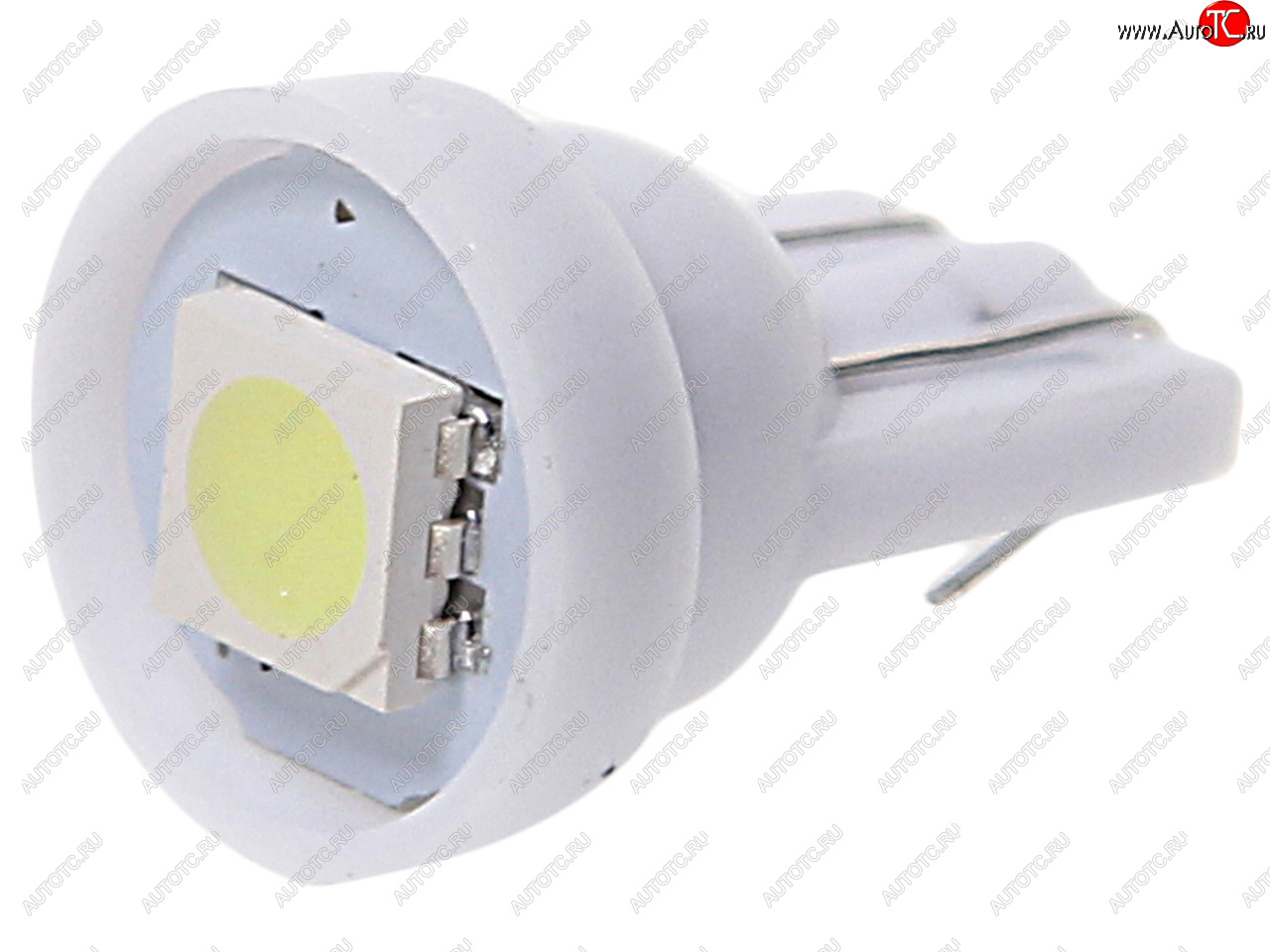 14 р. Лампа светодиодная 12V W5W T10 W2.1x9.5d 1 SMD 5050 White MEGA ELECTRIC MEGA ELECTRIC 010411w  с доставкой в г. Майкоп