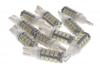 75 р. Лампа светодиодная 12V W5W T10 W2.1x9.5d 6000K 54 SMD 3258 White MEGA ELECTRIC MEGA ELECTRIC 010854w  с доставкой в г. Майкоп. Увеличить фотографию 1