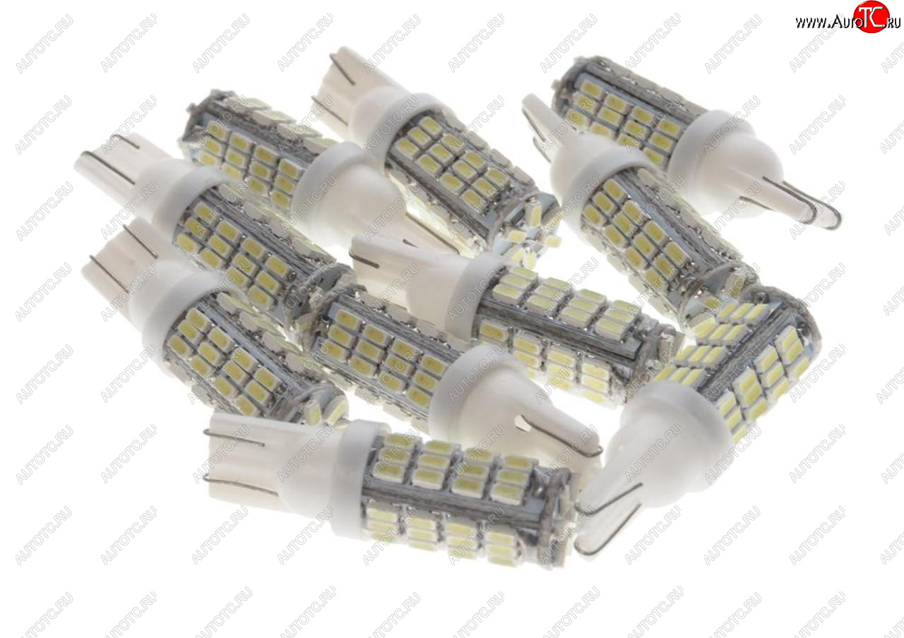 75 р. Лампа светодиодная 12V W5W T10 W2.1x9.5d 6000K 54 SMD 3258 White MEGA ELECTRIC MEGA ELECTRIC 010854w  с доставкой в г. Майкоп