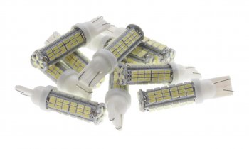 76 р. Лампа светодиодная 12V W5W T10 W2.1x9.5d 6000K 78 SMD 3258 White MEGA ELECTRIC MEGA ELECTRIC 010878w  с доставкой в г. Майкоп. Увеличить фотографию 1