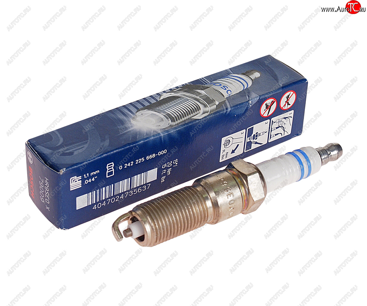 439 р. Свеча зажигания CHRYSLER Voyager (00-08) (2.4) BOSCH BOSCH 0242225668  с доставкой в г. Майкоп