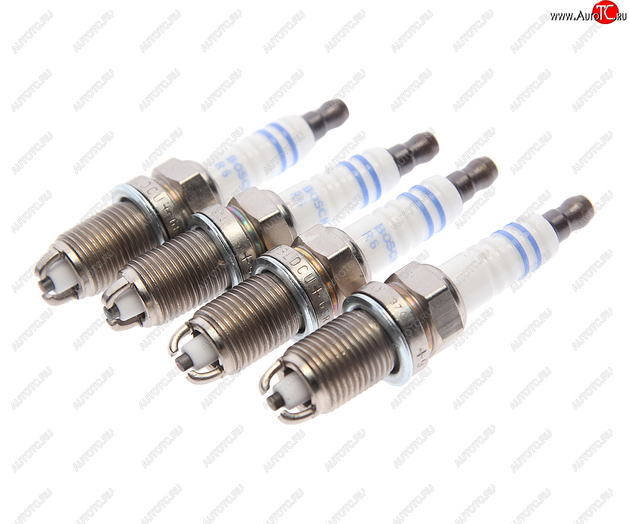 1 039 р. Свеча зажигания FLR8LDСU+ 1.0 (4шт.) BOSCH BOSCH 0242229878  с доставкой в г. Майкоп