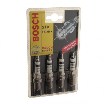 2 099 р. Свеча зажигания FR78X SUPER-4 комплект BOSCH BOSCH 0242232802  с доставкой в г. Майкоп. Увеличить фотографию 1