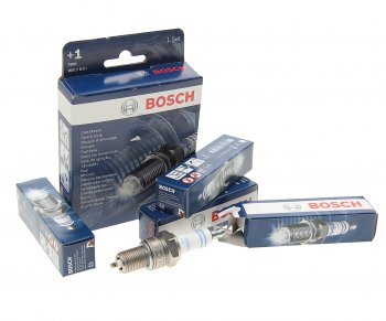 829 р. Свеча зажигания ВАЗ-2108 WR7DC+ комплект (замена для 0241235982) BOSCH BOSCH 0242235909  с доставкой в г. Майкоп. Увеличить фотографию 1