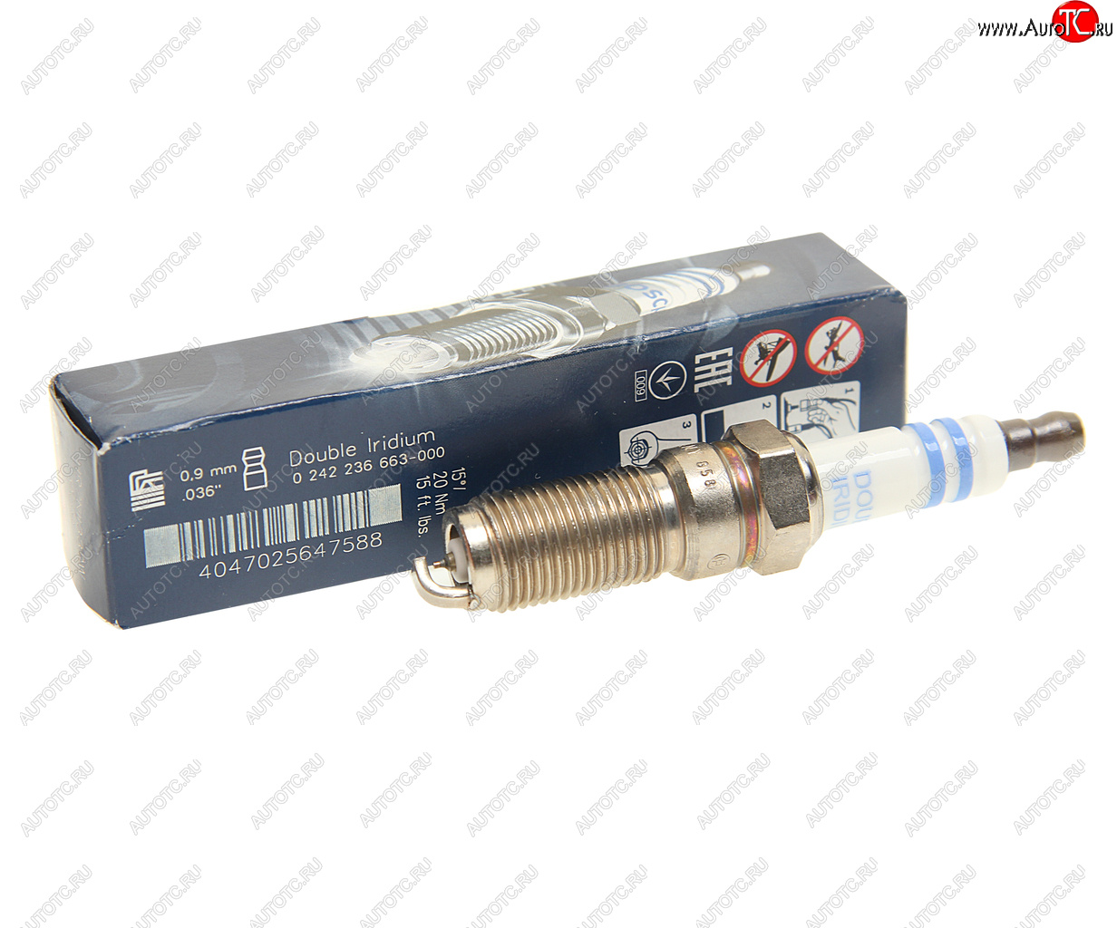 1 199 р. Свеча зажигания BOSCH HR7NI332W BOSCH BOSCH 0242236663  с доставкой в г. Майкоп