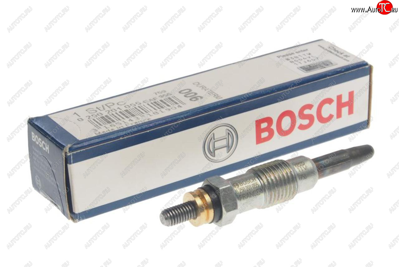 1 199 р. Свеча накаливания MERCEDES Vito (96-03) BOSCH BOSCH 0250201055  с доставкой в г. Майкоп