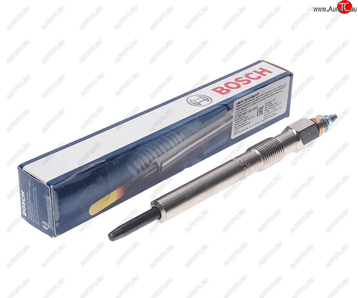 989 р. Свеча накаливания BOSCH BOSCH 0250202136  с доставкой в г. Майкоп