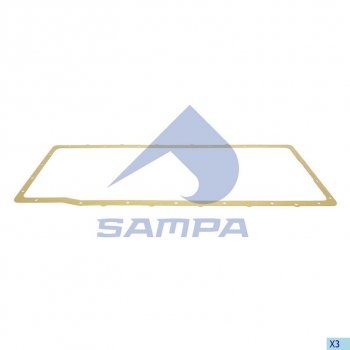 1 539 р. Прокладка MAN TGA,TGX,TGS дв.D2066 картера масляного SAMPA SAMPA 025.027  с доставкой в г. Майкоп. Увеличить фотографию 1