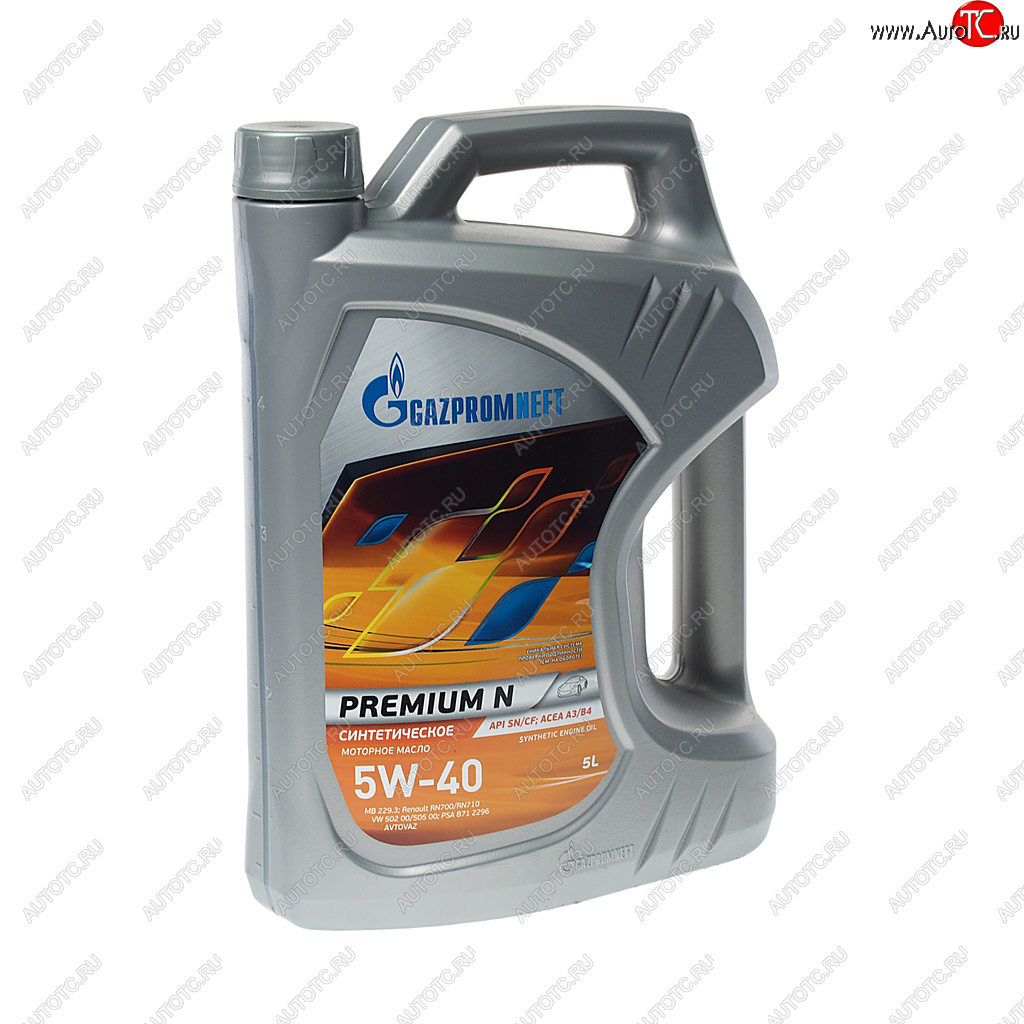 2 979 р. Масло моторное Premium N SNCFA3B4 5W40 синт.5л GAZPROMNEFT GAZPROMNEFT 0253140424  с доставкой в г. Майкоп