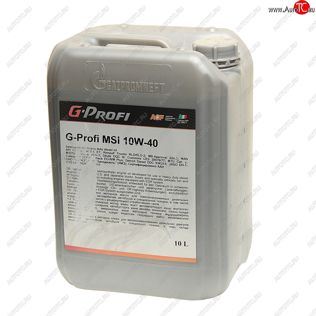4 299 р. Масло дизельное G-PROFI MSI CI-4E5 10W40 псинт.10л G-ENERGY GAZPROMNEFT 0253142020  с доставкой в г. Майкоп