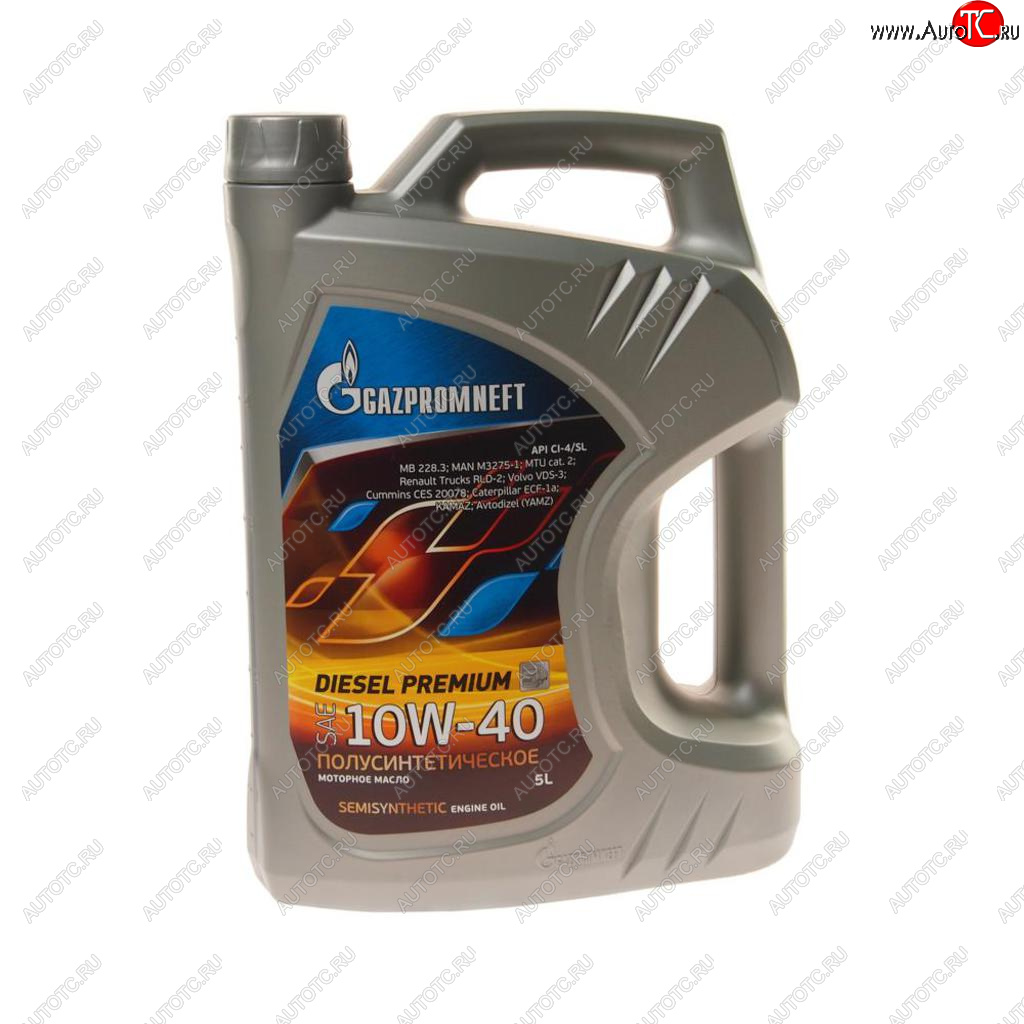 2 179 р. Масло дизельное DIESEL PREMIUM CI-4SLE7E5 10W40 псинт.5л GAZPROMNEFT GAZPROMNEFT 0253142105  с доставкой в г. Майкоп