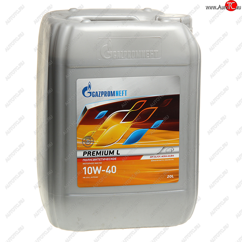 6 699 р. Масло моторное Premium L SLCF 10W40 псинт.20л17.83кг GAZPROMNEFT GAZPROMNEFT 0253142213  с доставкой в г. Майкоп