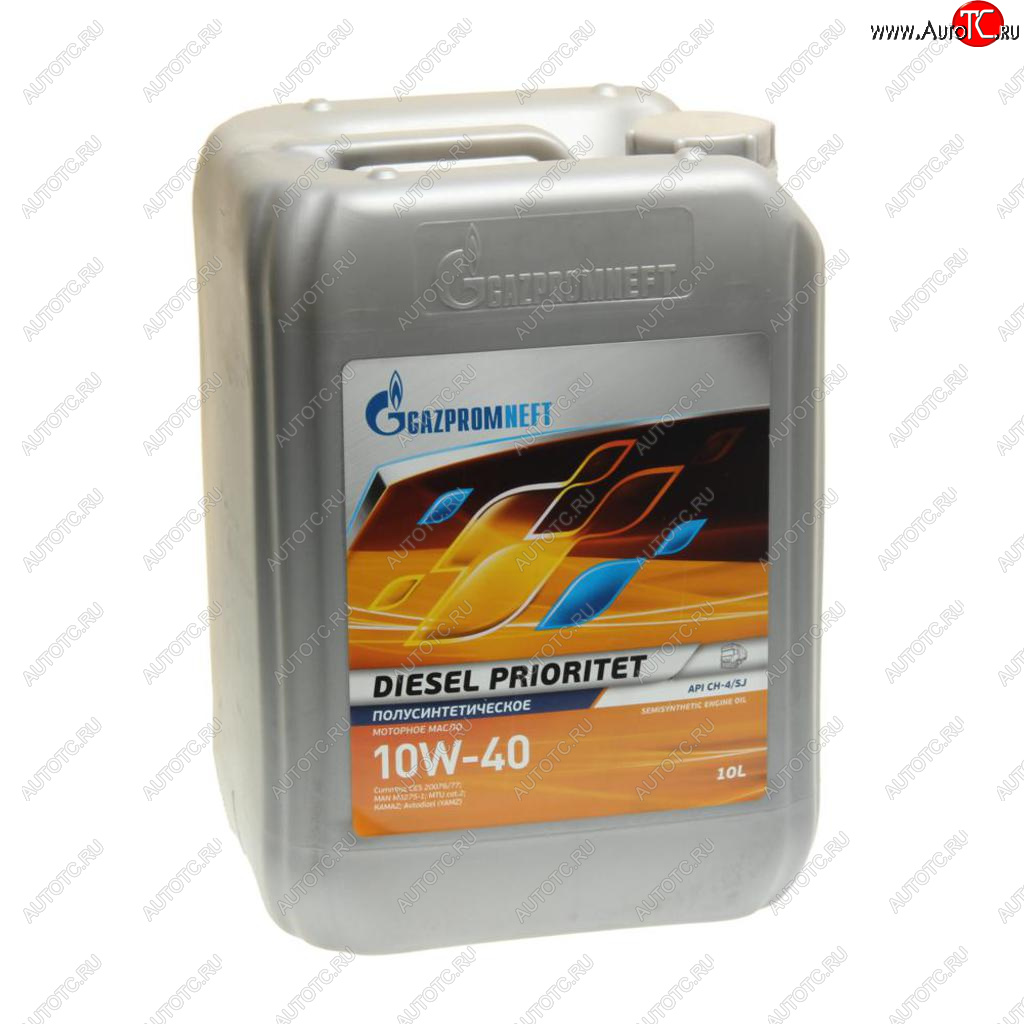 4 089 р. Масло дизельное DIESEL PRIORITET CH-4SJ 10W40 псинт.10л9.23кг GAZPROMNEFT GAZPROMNEFT 0253142308  с доставкой в г. Майкоп
