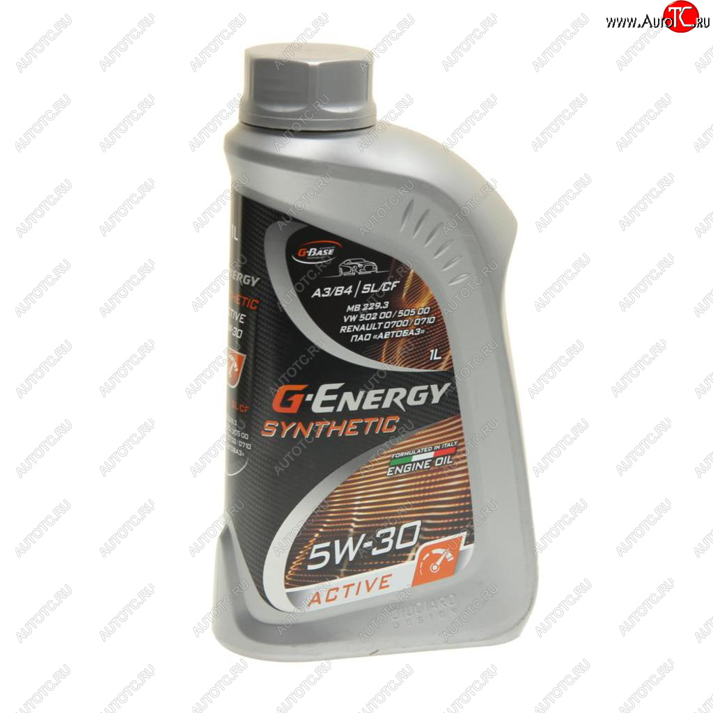 689 р. Масло моторное Synthetic Active SNCFA3B4 5W30 синт.1л G-ENERGY GAZPROMNEFT 0253142404  с доставкой в г. Майкоп