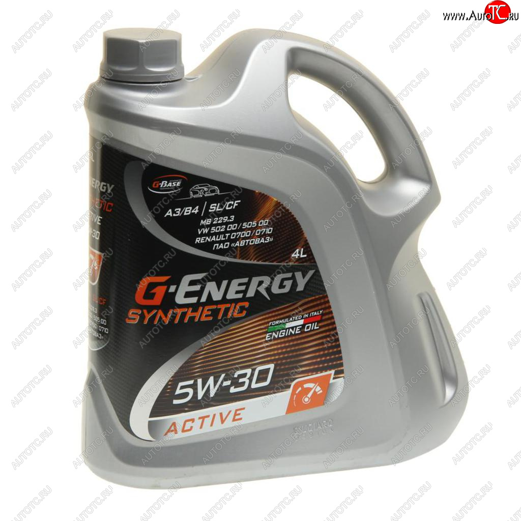 2 499 р. Масло моторное Synthetic Active SNCFA3B4 5W30 синт.4л G-ENERGY GAZPROMNEFT 0253142405  с доставкой в г. Майкоп