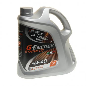 2 359 р. Масло моторное Synthetic Active SNCFA3B4 5W40 синт.4л G-ENERGY GAZPROMNEFT 0253142410  с доставкой в г. Майкоп. Увеличить фотографию 1