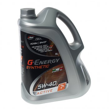 2 899 р. Масло моторное Synthetic Active SNCFA3B4 5W40 синт.5л G-ENERGY GAZPROMNEFT 0253142411  с доставкой в г. Майкоп. Увеличить фотографию 1