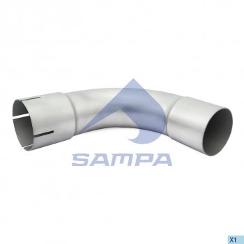 1 599 р. Труба глушителя промежуточная MAN TGL SAMPA SAMPA 025.372  с доставкой в г. Майкоп. Увеличить фотографию 1