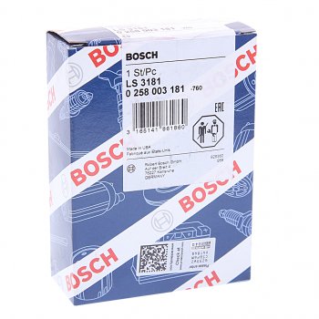 6 899 р. Датчик кислорода VW Golf (2 провод) BOSCH BOSCH 0258003181  с доставкой в г. Майкоп. Увеличить фотографию 3