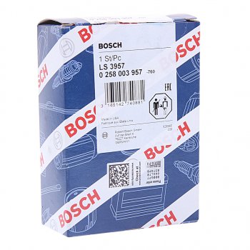 6 949 р. Датчик кислорода VW AUDI SEAT VOLVO FIAT FERRARI 3 контакта BOSCH BOSCH 0258003957  с доставкой в г. Майкоп. Увеличить фотографию 2