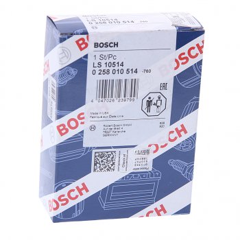 8 999 р. Датчик кислорода CHEVROLET OPEL BOSCH BOSCH 0258010514  с доставкой в г. Майкоп. Увеличить фотографию 2