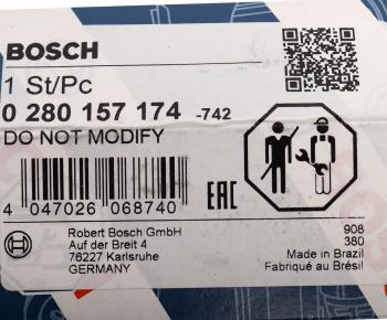 4 299 р. Форсунка KIA Ceed (06-),Cerato (06-) BOSCH BOSCH 0280157174 BOSCH 0280157174  с доставкой в г. Майкоп. Увеличить фотографию 6