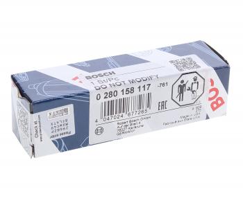 4 899 р. Форсунка VW Passat (96-05) топливная BOSCH BOSCH 0280158117 BOSCH 0280158117  с доставкой в г. Майкоп. Увеличить фотографию 3