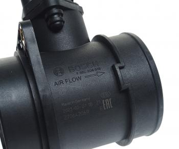 12 649 р. Датчик массового расхода воздуха VW Golf (97-06) AUDI A4 (94-08) SKODA Octavia (97-10) BOSCH BOSCH 0280218340  с доставкой в г. Майкоп. Увеличить фотографию 4