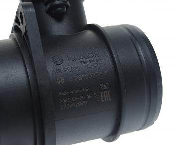 8 599 р. Датчик массового расхода воздуха VW Jetta (98-01) BOSCH BOSCH 0281002757  с доставкой в г. Майкоп. Увеличить фотографию 4