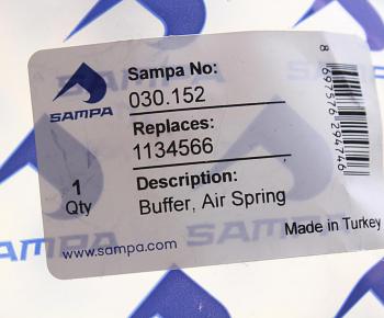 339 р. Отбойник VOLVO пневморессоры SAMPA SAMPA 030.152  с доставкой в г. Майкоп. Увеличить фотографию 3