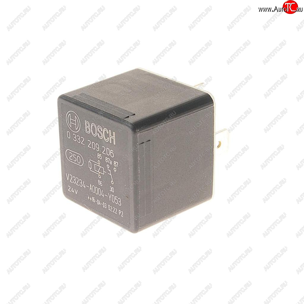 659 р. Реле (24V 30A) 5 контактов с сопротивлением BOSCH BOSCH 0332209206  с доставкой в г. Майкоп