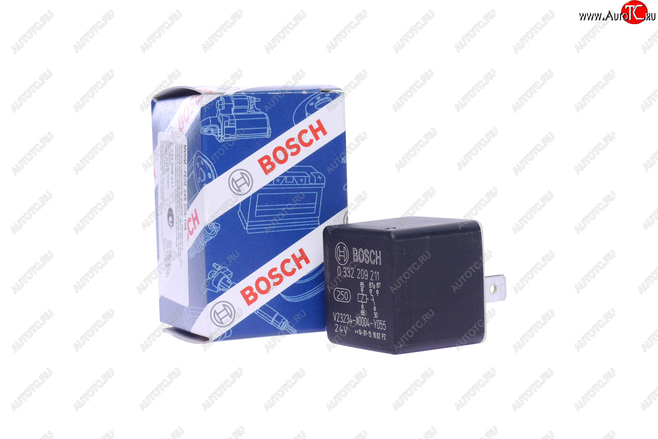 459 р. Реле MAN MERCEDES пять контактов (24V,20A) BOSCH BOSCH 0332209211  с доставкой в г. Майкоп