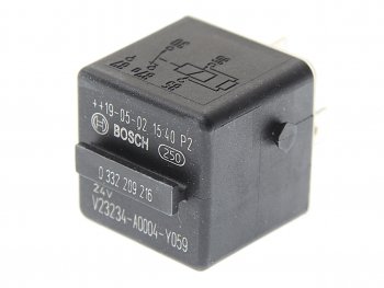 819 р. Реле электромагнитное 24V 5-ти контактное (30A) BOSCH BOSCH 0332209216  с доставкой в г. Майкоп. Увеличить фотографию 1