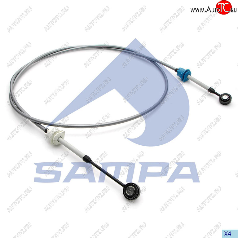 3 599 р. Трос VOLVO переключения КПП L=2750мм SAMPA SAMPA 033.229  с доставкой в г. Майкоп