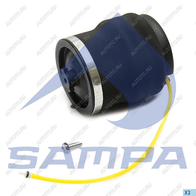 1 459 р. Пневморессора SCANIA MAN IVECO сиденья SAMPA SAMPA 034.131-01  с доставкой в г. Майкоп