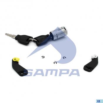 519 р. Личинка RENAULT Midlum замка двери (1 личинка,2 ключа) SAMPA SAMPA 034.265  с доставкой в г. Майкоп. Увеличить фотографию 1