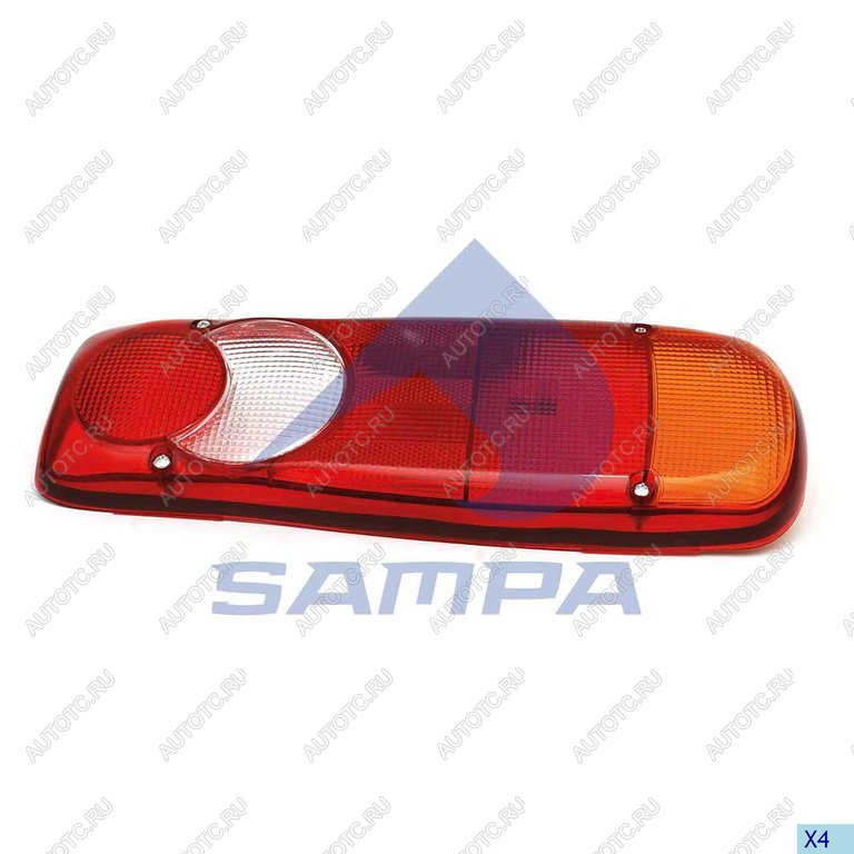 1 659 р. Рассеиватель DAF RENAULT фонаря заднего левогоправого SAMPA SAMPA 034.346  с доставкой в г. Майкоп