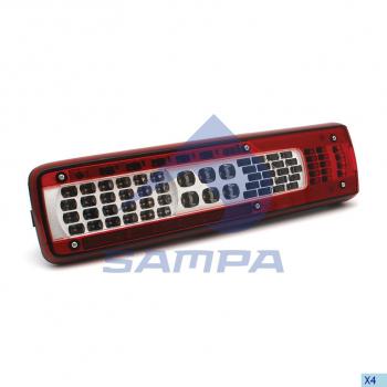 21 649 р. Фонарь задний VOLVO FH4 правый SAMPA SAMPA 034.349  с доставкой в г. Майкоп. Увеличить фотографию 1
