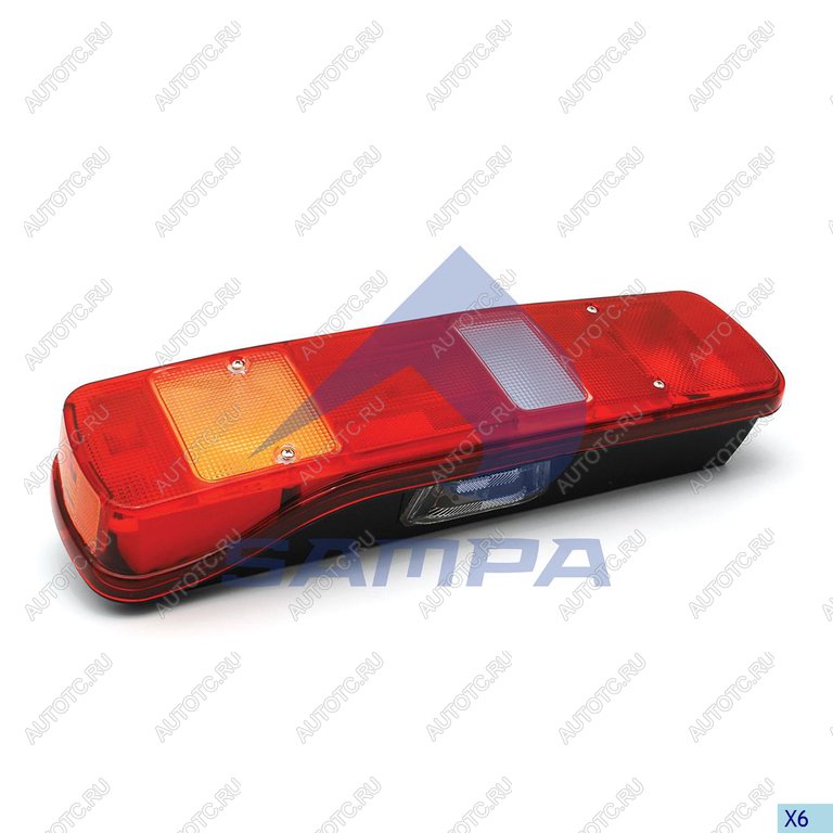 2 799 р. Фонарь задний VOLVO FH,FM левый (АМР-разъем боковой) SAMPA SAMPA 034.354  с доставкой в г. Майкоп
