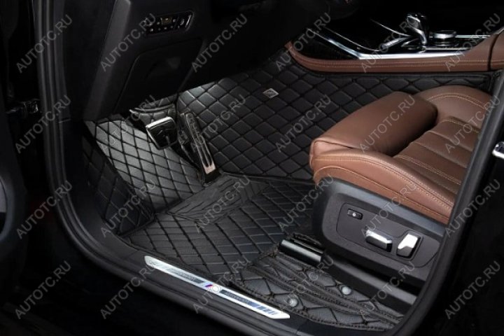 4 299 р. Ковры (Кожа экокожа) Автопилот Omoda C5 (2021-2025) (черный)  с доставкой в г. Майкоп