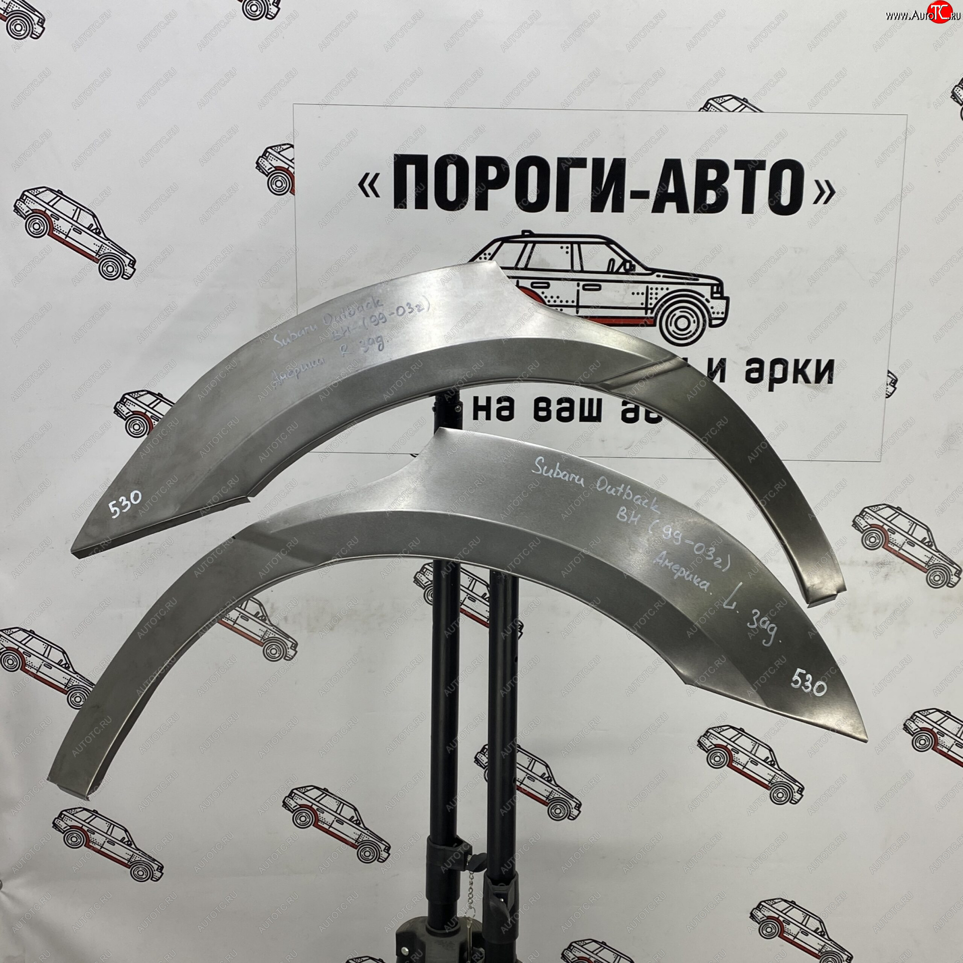 2 199 р. Ремонтные арки задних крыльев (Левая арка) Пороги-Авто Subaru Outback BH/BE12 универсал (1998-2004) (холоднокатаная сталь 0,8мм)  с доставкой в г. Майкоп