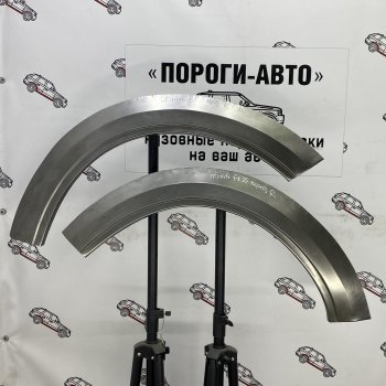 Комплект ремонтных внешних арок Пороги-Авто INFINITI EX35 J50 (2007-2013) (Холоднокатаная сталь 0,8 мм)
