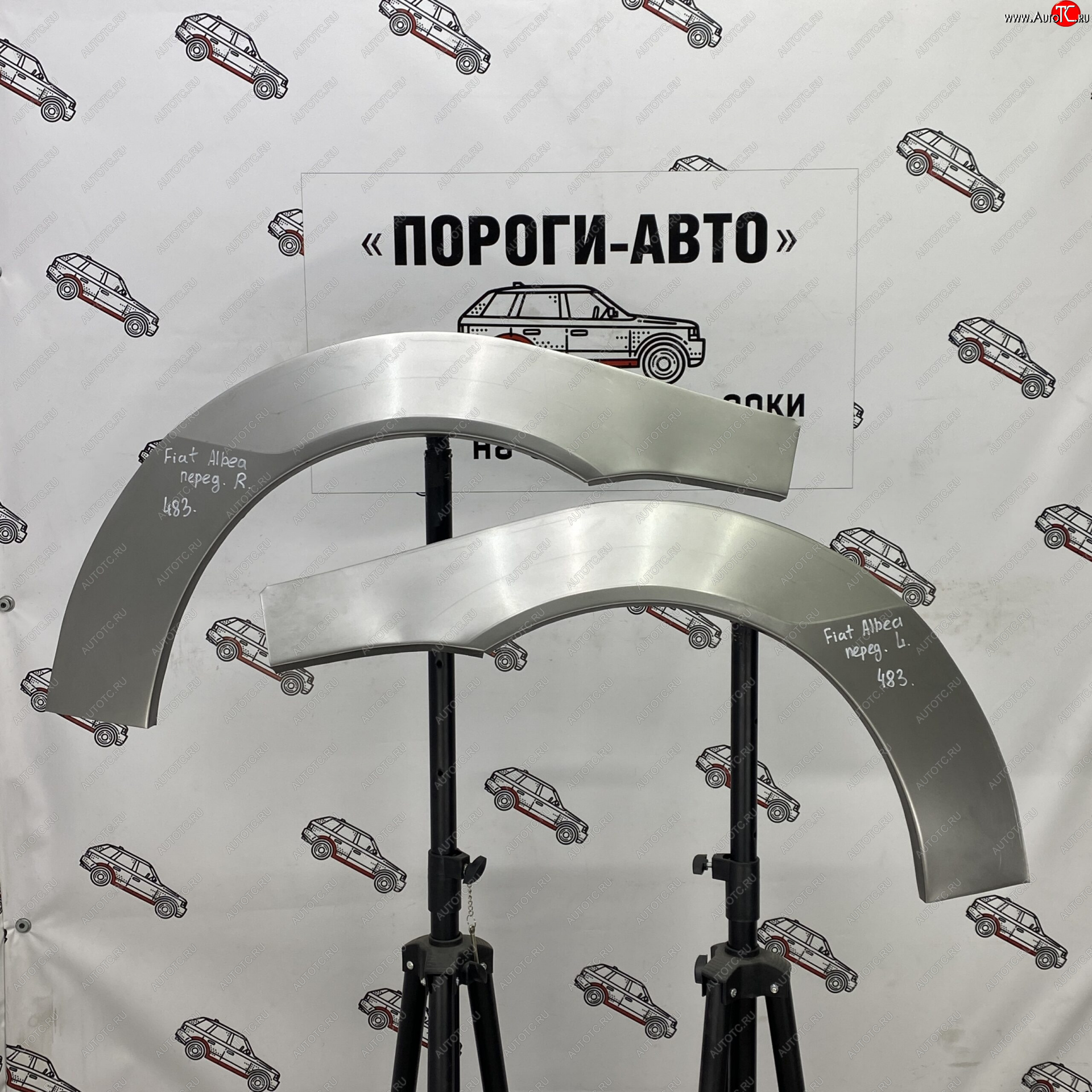 2 199 р. Ремонтные арки передних крыльев (Правая арка) Пороги-Авто  Fiat Albea  170 (2002-2012) седан (холоднокатаная сталь 0,8мм)  с доставкой в г. Майкоп